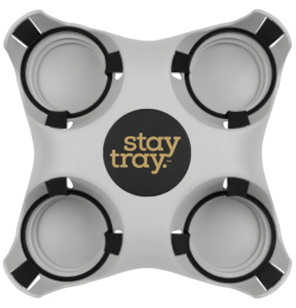 Classic Stay tray 4 Cup Reusable Drinks Tray