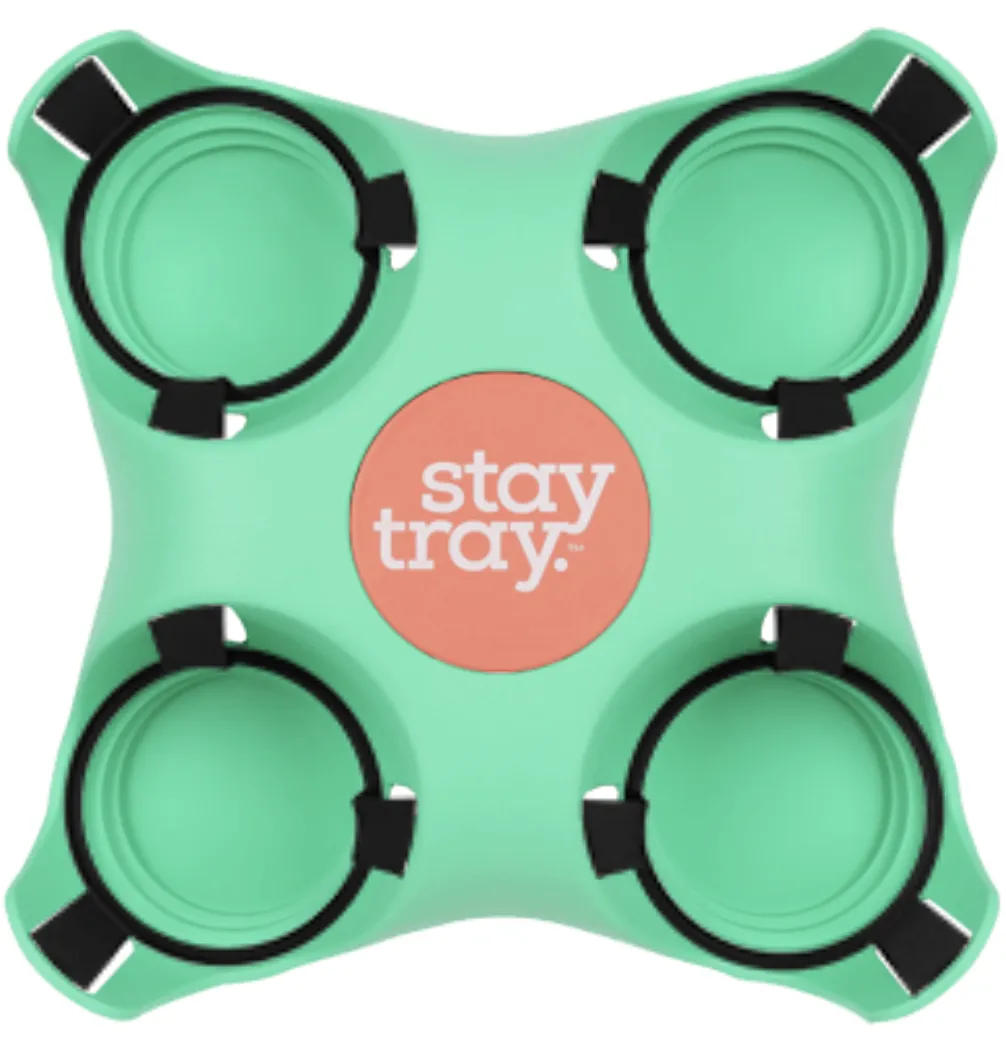 Classic Stay tray 4 Cup Reusable Drinks Tray