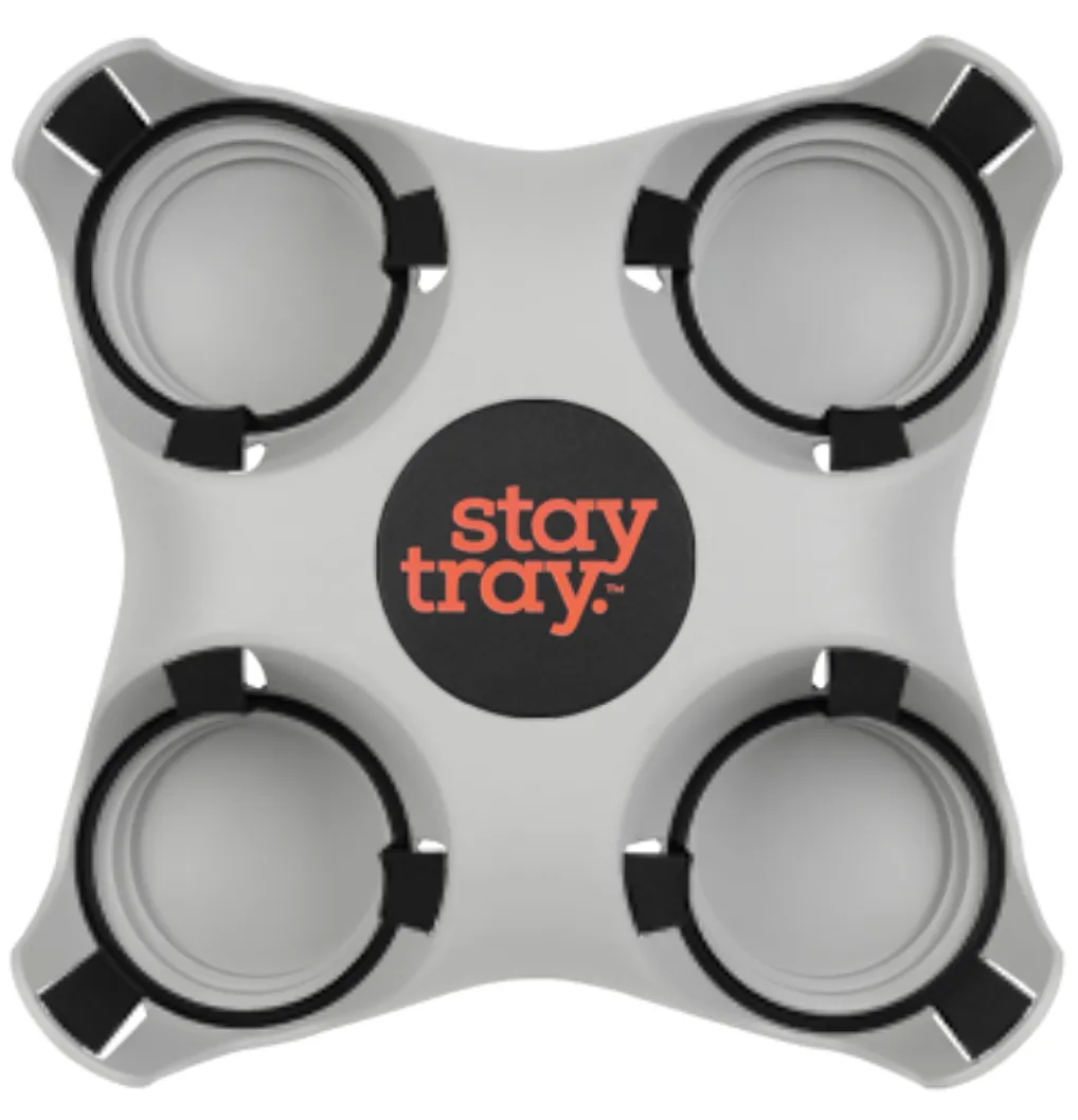 Classic Stay tray 4 Cup Reusable Drinks Tray