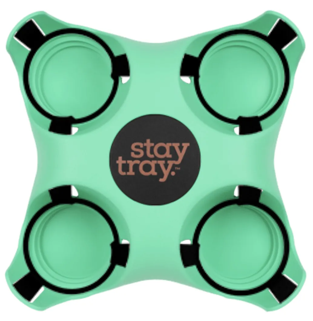 Classic Stay tray 4 Cup Reusable Drinks Tray