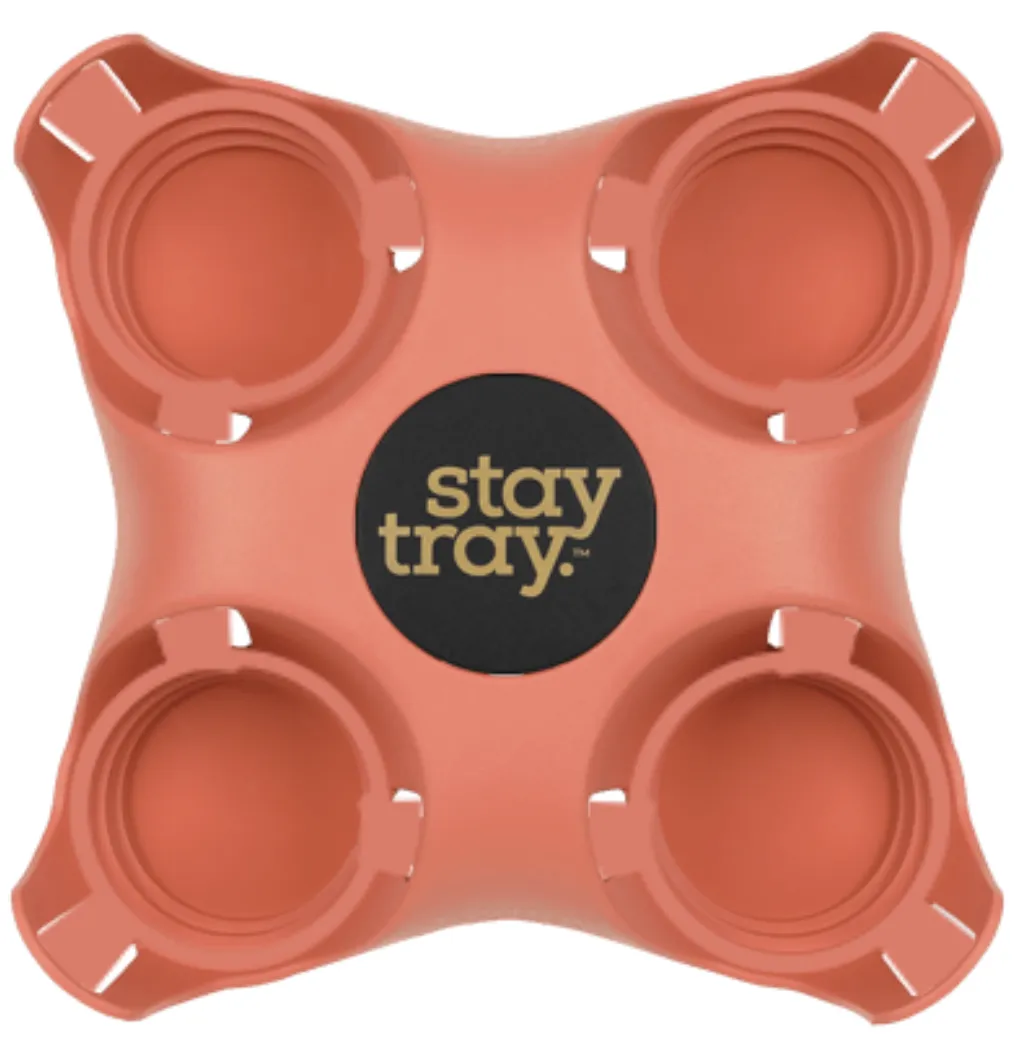 Classic Stay tray 4 Cup Reusable Drinks Tray