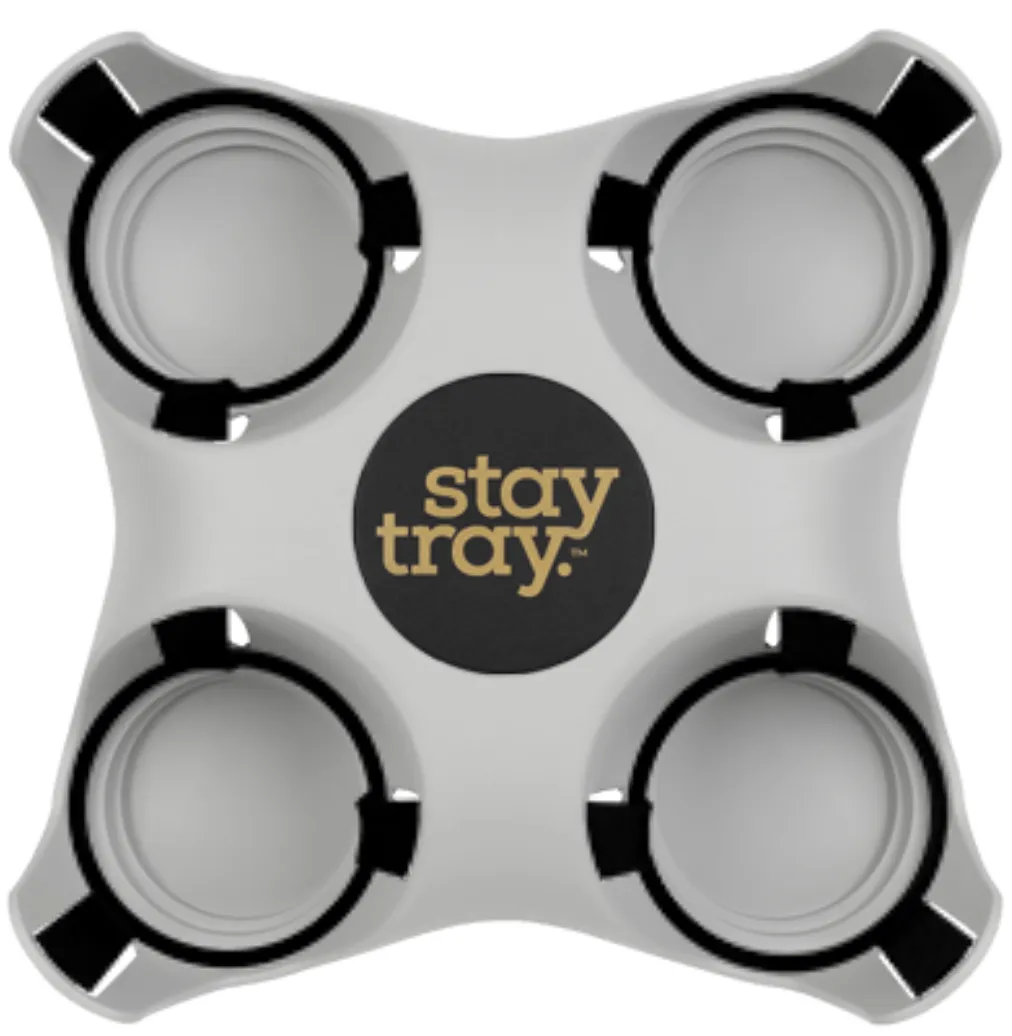 Classic Stay tray 4 Cup Reusable Drinks Tray