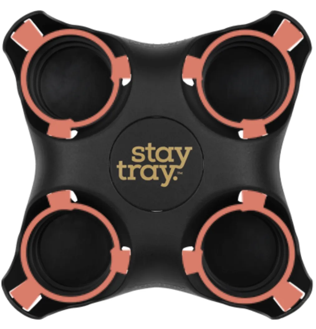 Classic Stay tray 4 Cup Reusable Drinks Tray
