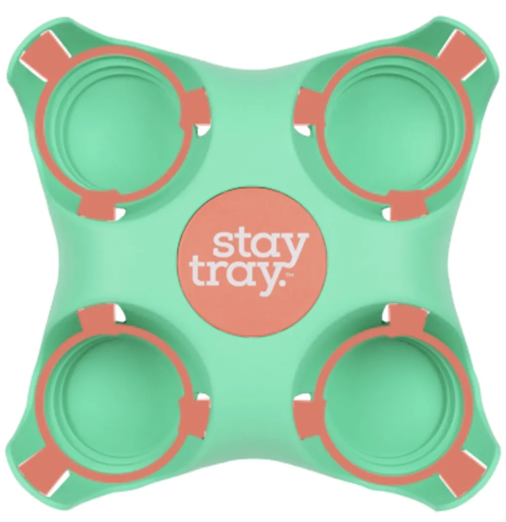 Classic Stay tray 4 Cup Reusable Drinks Tray