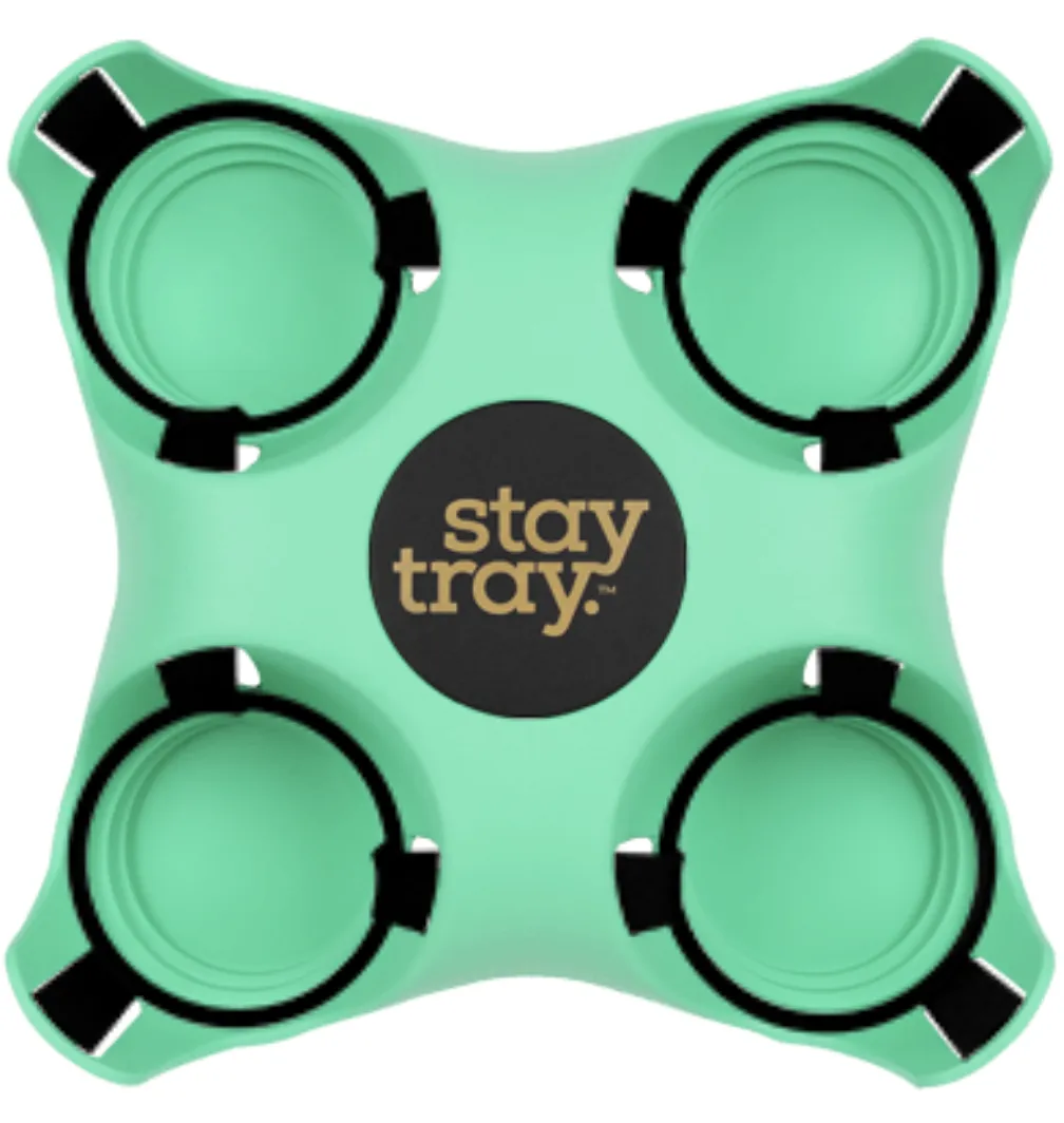 Classic Stay tray 4 Cup Reusable Drinks Tray