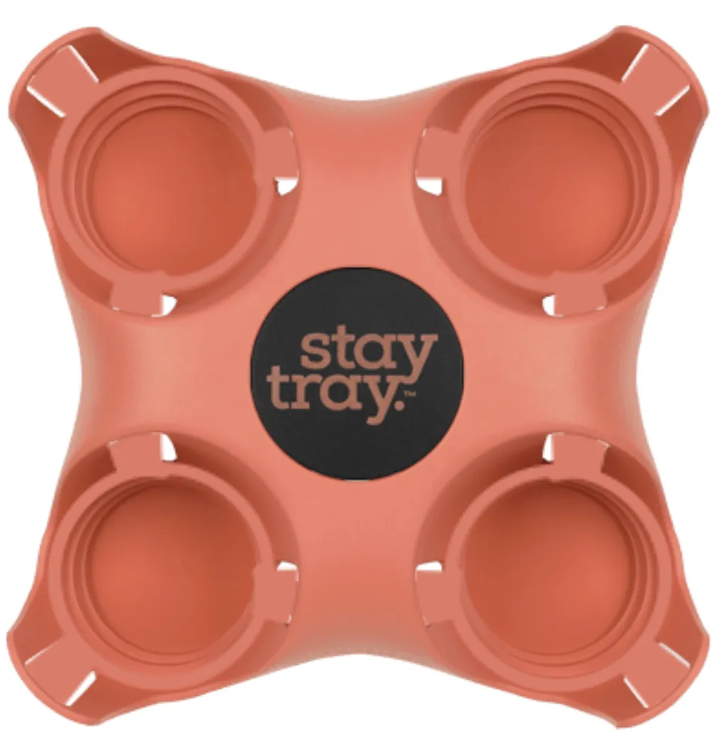 Classic Stay tray 4 Cup Reusable Drinks Tray
