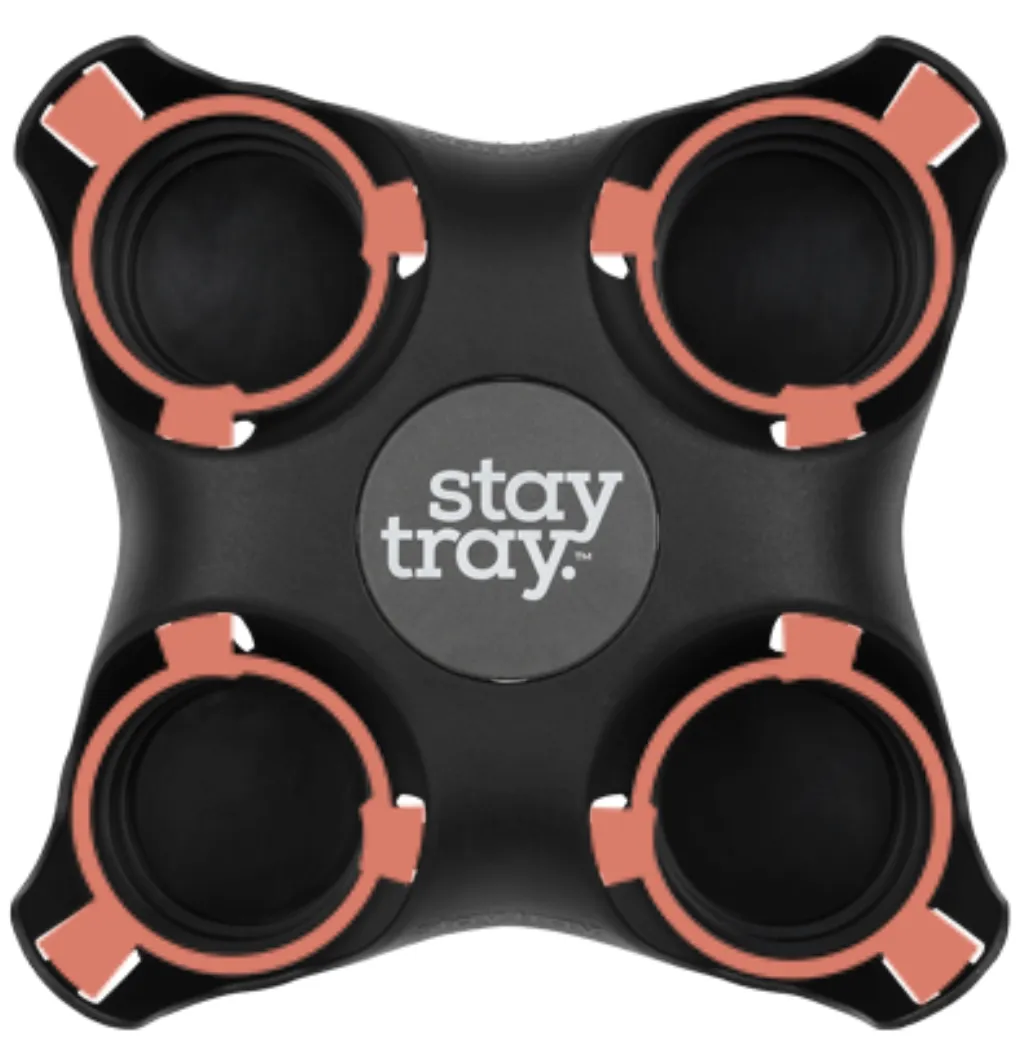 Classic Stay tray 4 Cup Reusable Drinks Tray