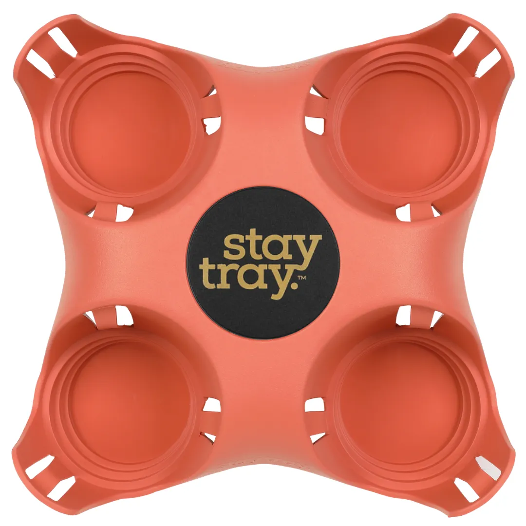 Classic Stay tray 4 Cup Reusable Drinks Tray