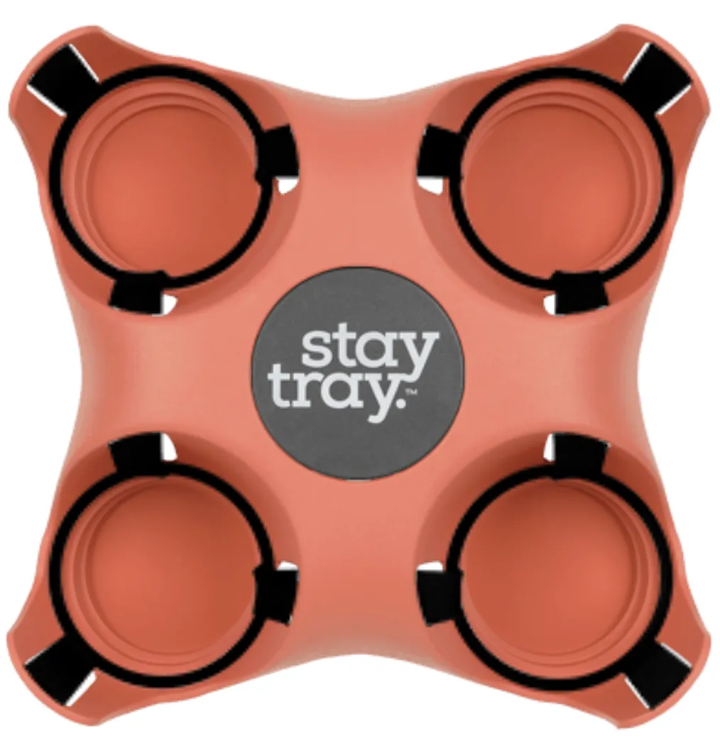 Classic Stay tray 4 Cup Reusable Drinks Tray