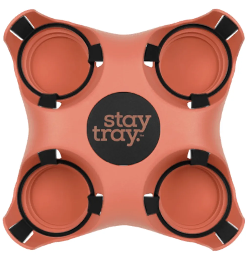 Classic Stay tray 4 Cup Reusable Drinks Tray