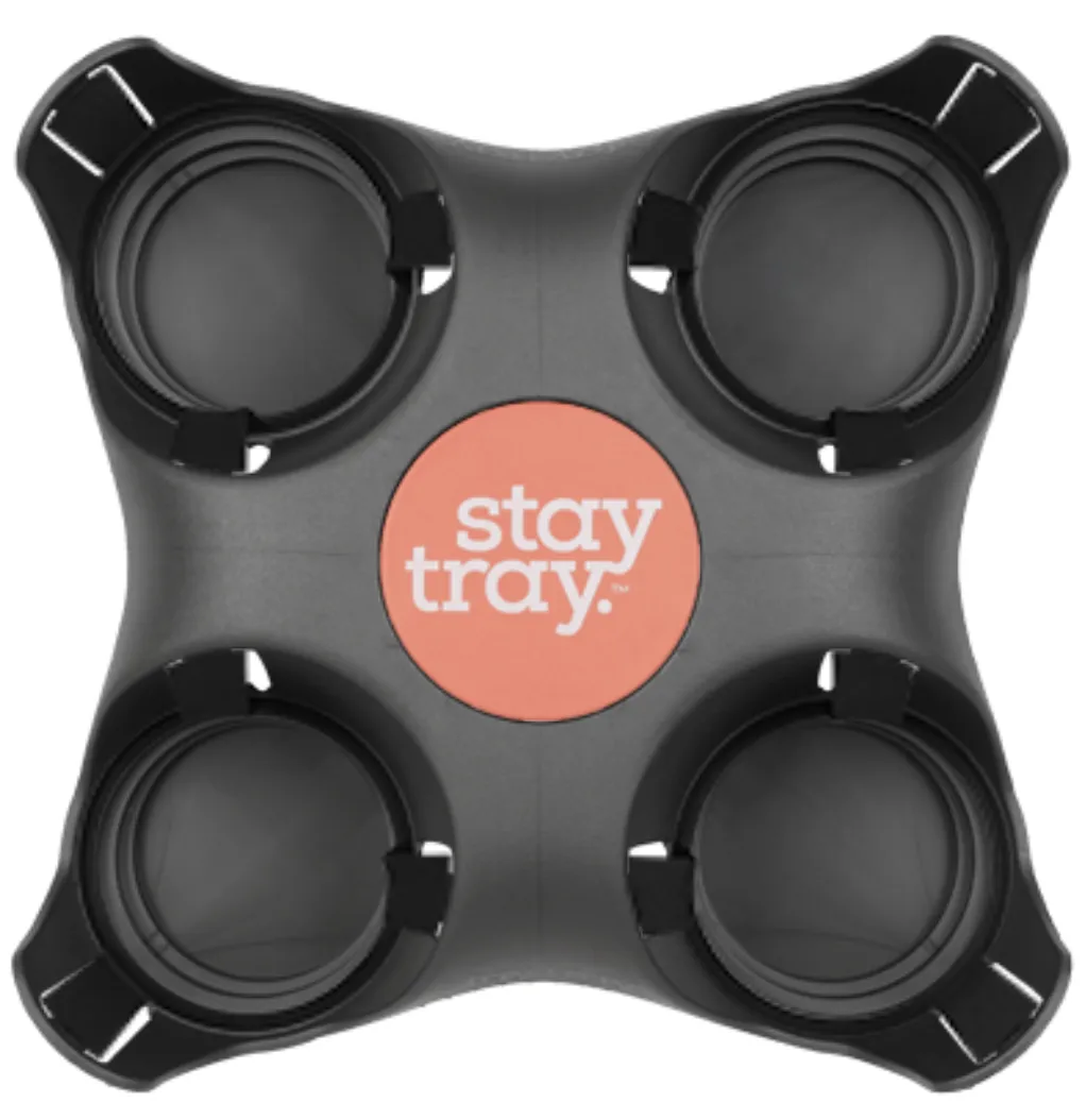 Classic Stay tray 4 Cup Reusable Drinks Tray
