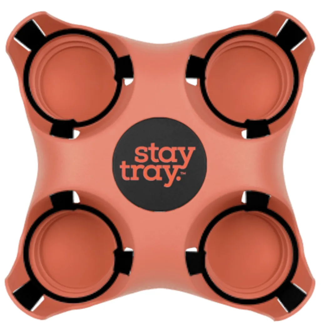 Classic Stay tray 4 Cup Reusable Drinks Tray