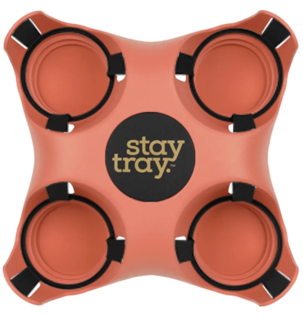 Classic Stay tray 4 Cup Reusable Drinks Tray