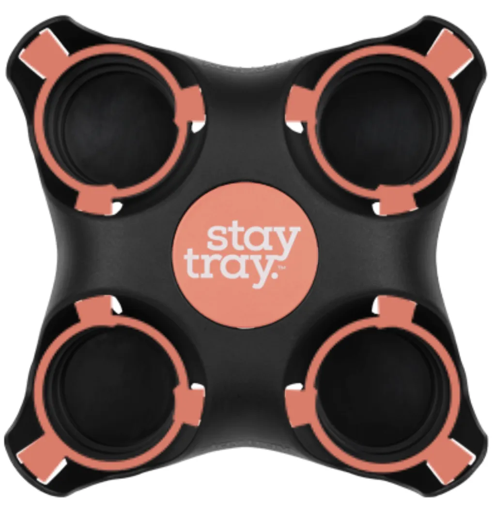 Classic Stay tray 4 Cup Reusable Drinks Tray