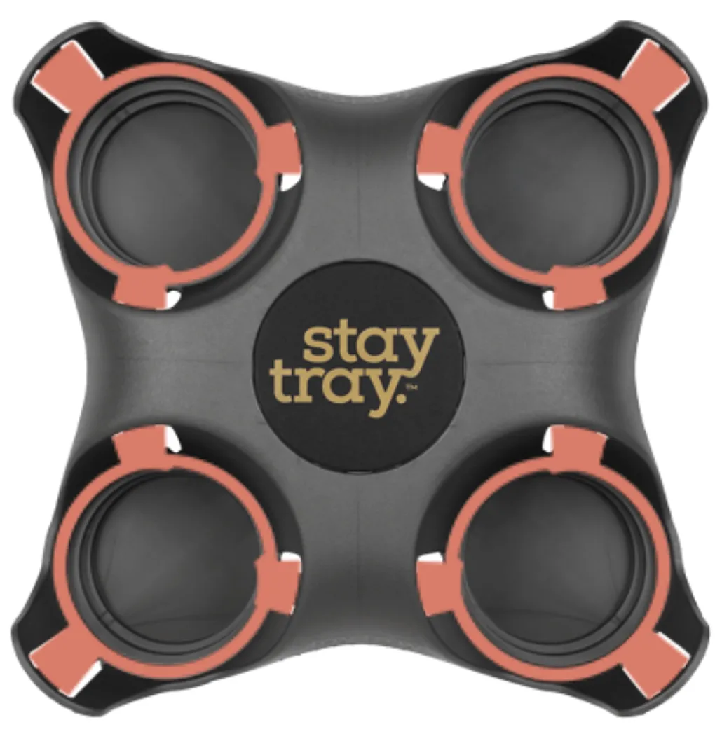 Classic Stay tray 4 Cup Reusable Drinks Tray