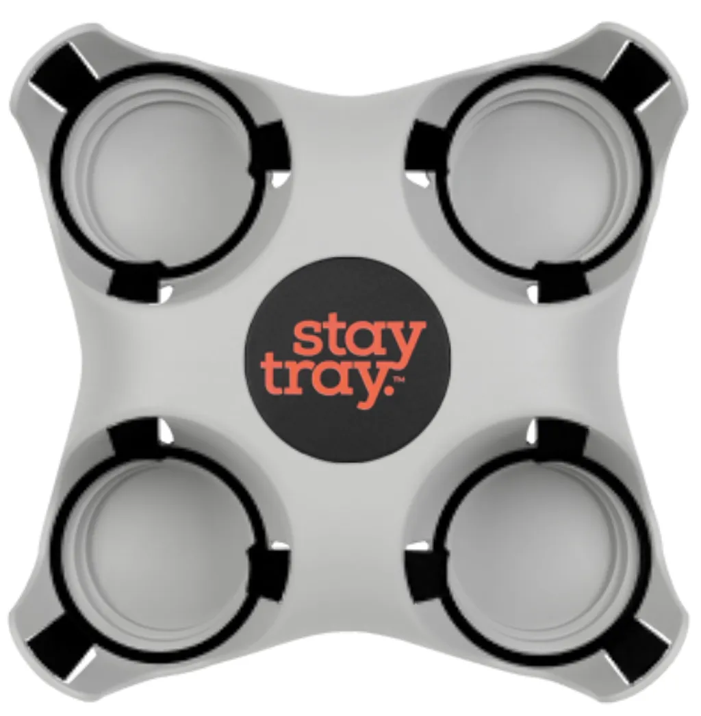 Classic Stay tray 4 Cup Reusable Drinks Tray