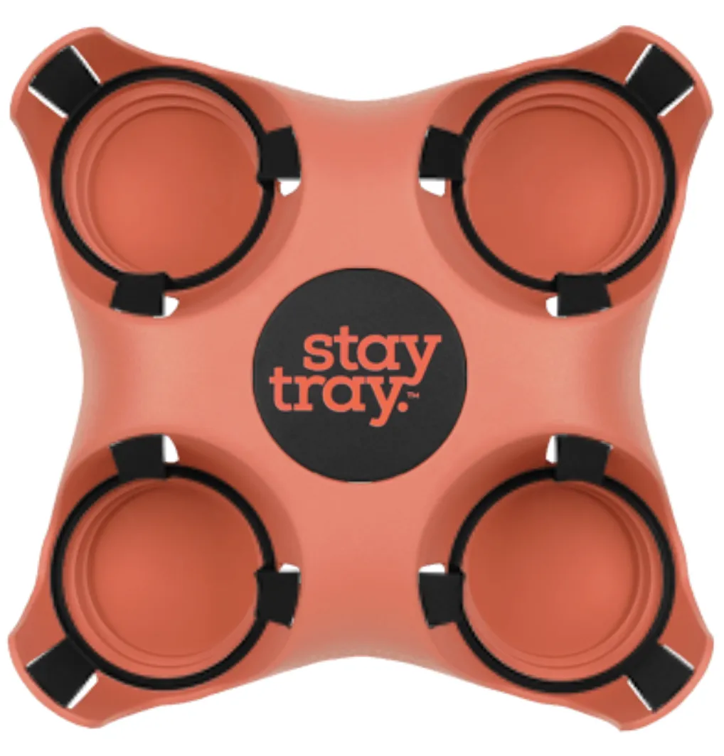 Classic Stay tray 4 Cup Reusable Drinks Tray