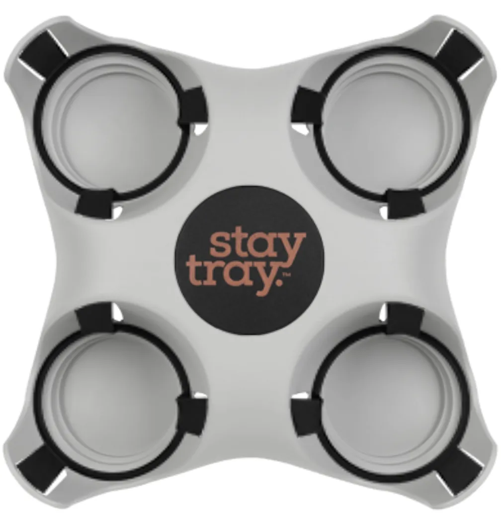 Classic Stay tray 4 Cup Reusable Drinks Tray