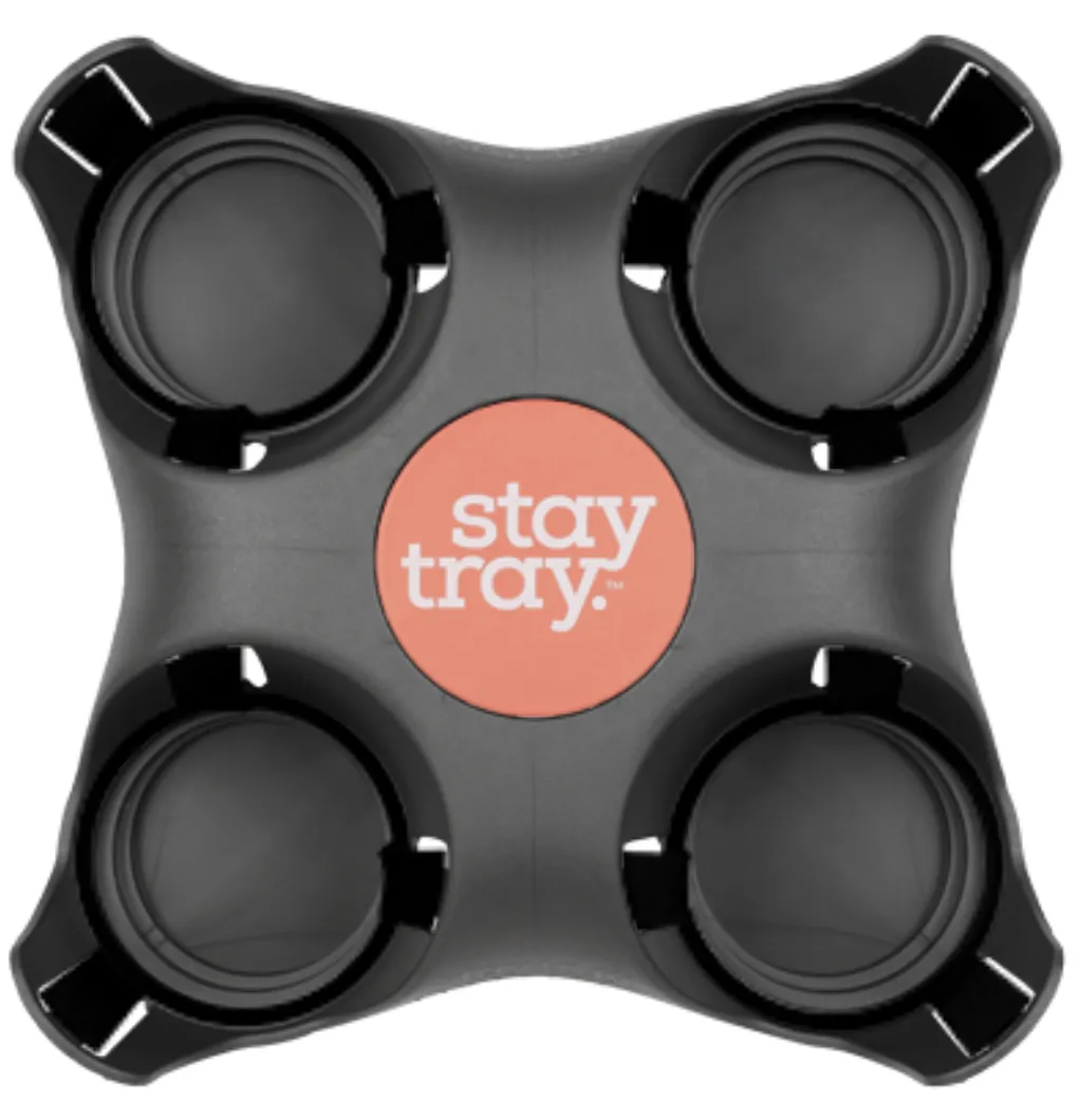Classic Stay tray 4 Cup Reusable Drinks Tray