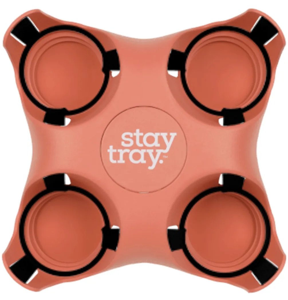 Classic Stay tray 4 Cup Reusable Drinks Tray