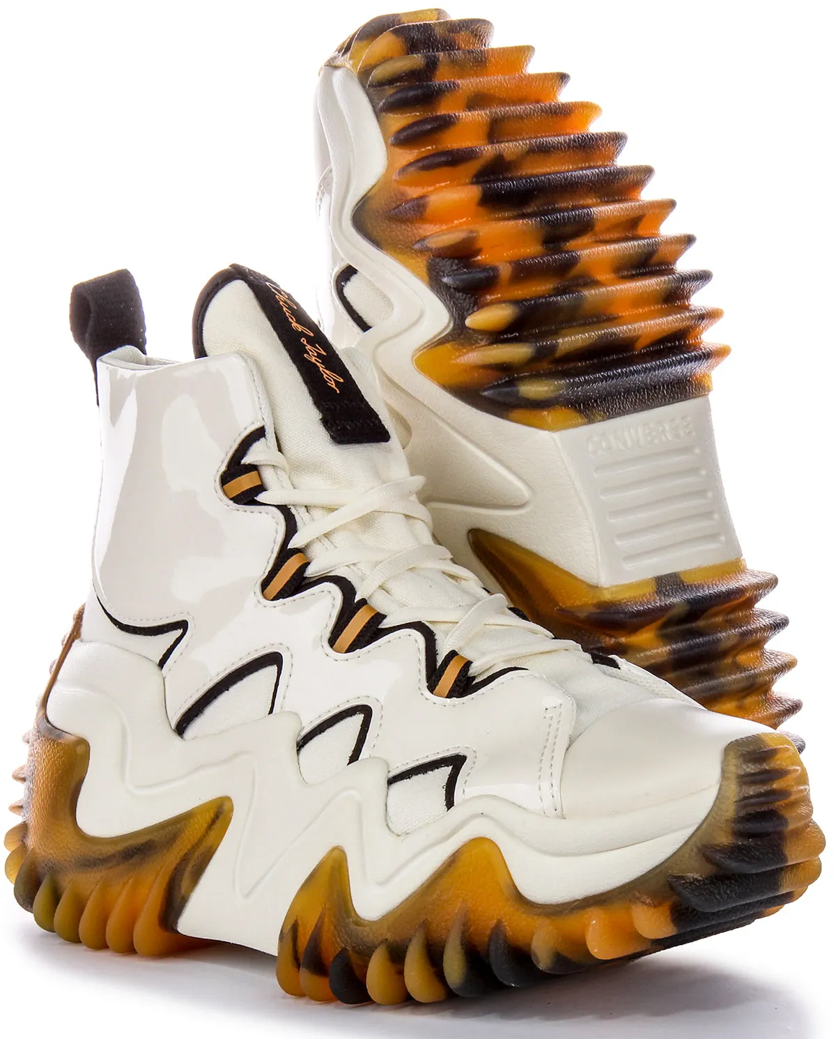 Converse Run Star Motion A04704C In White Yortoise Shell