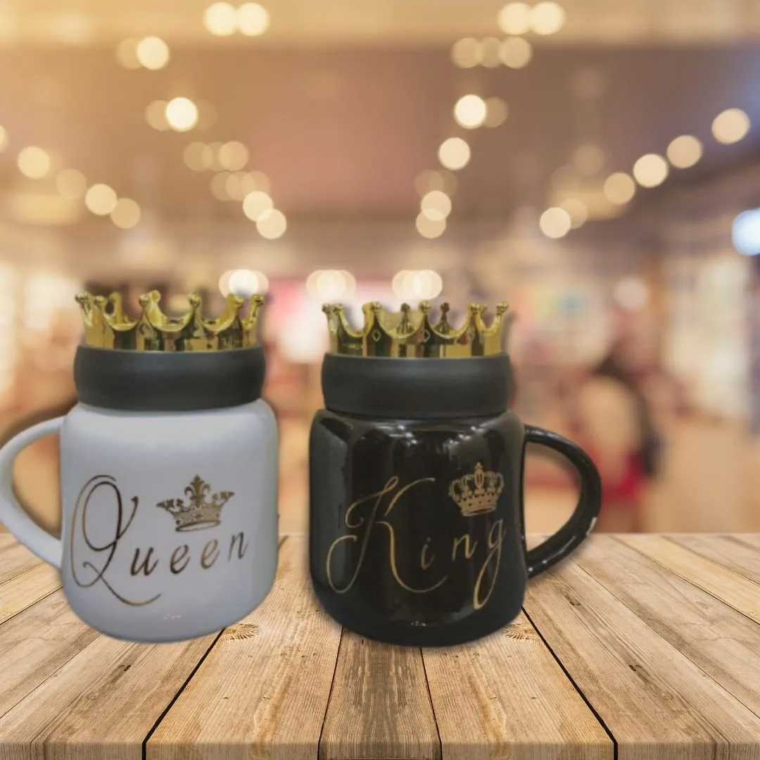 Couple Mug Set - For the King &amp; Queen