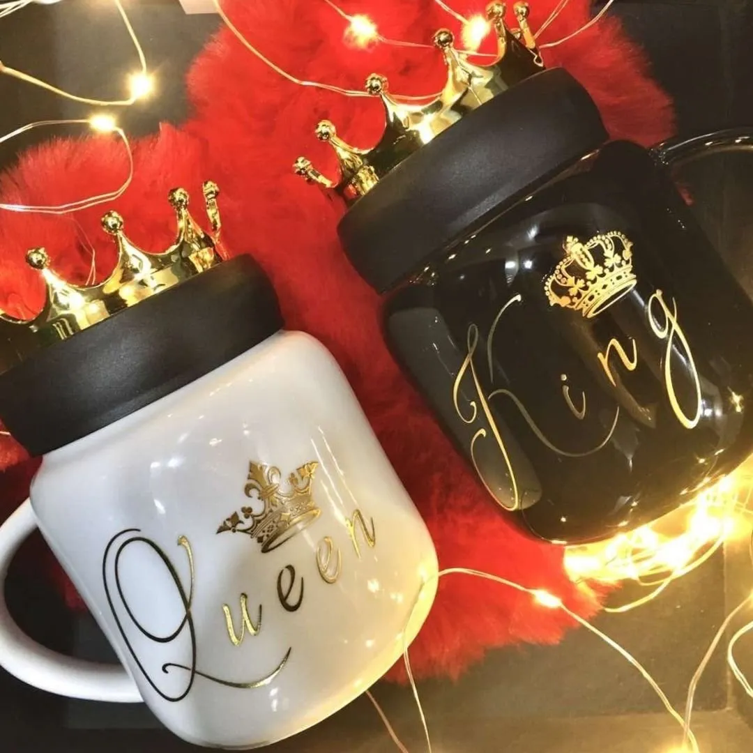 Couple Mug Set - For the King &amp; Queen