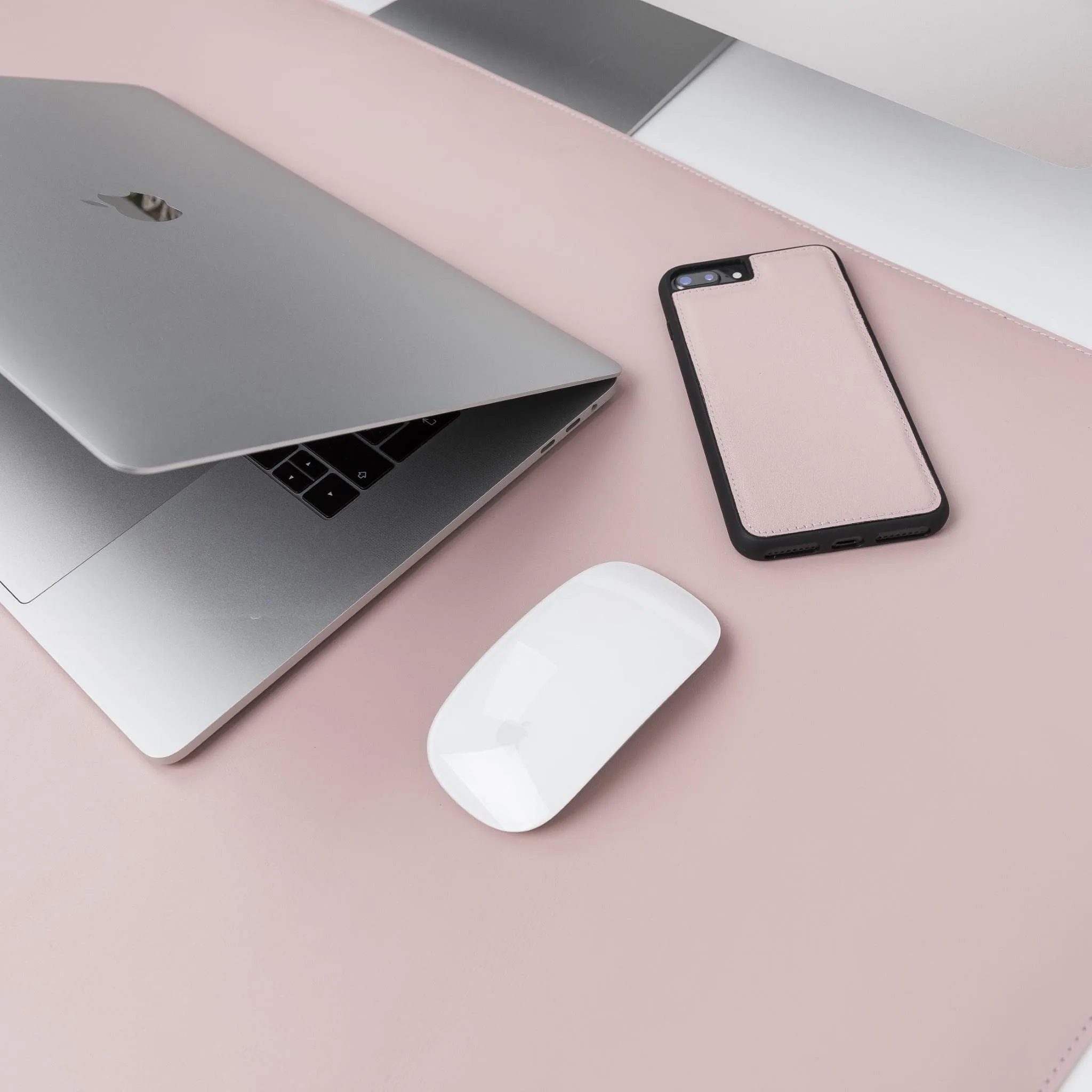 Customizable Full Grain Leather Deskmat, Desk Pad