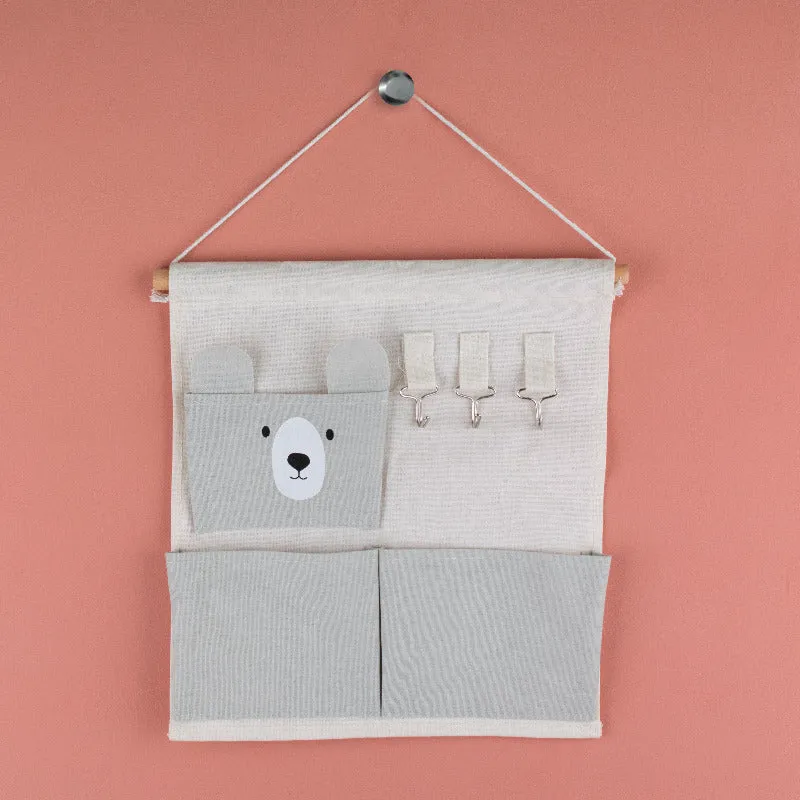 Cute Bunny Wall Hanging Organizer