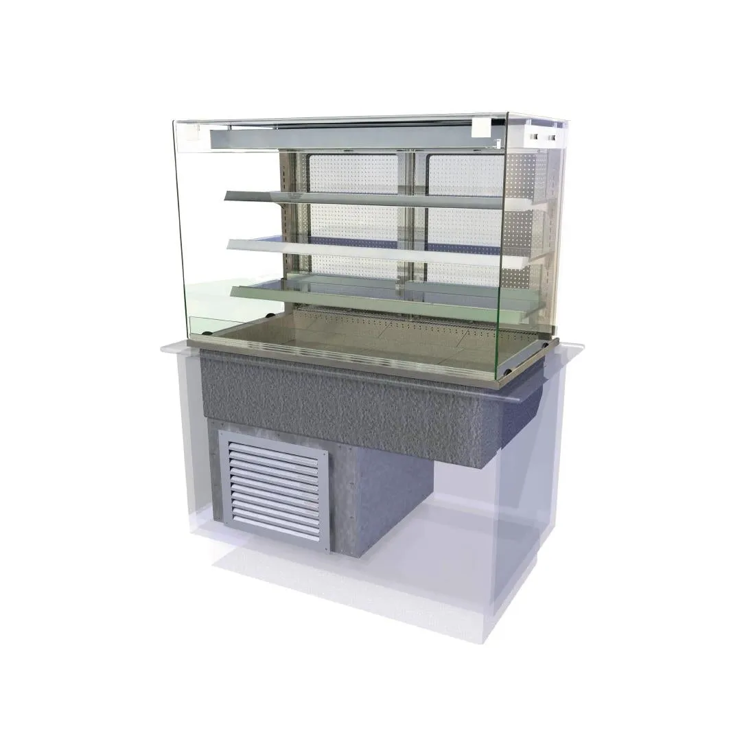 CW647 Kubus Drop In Multideck Self Service 1525mm KMDR4HT