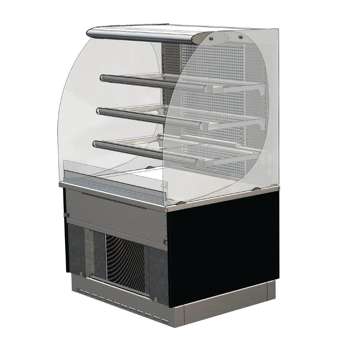 CW663 Designline Drop In Slimline Multideck with Rear Door 900mm