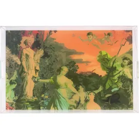 CYPRUS PICNIC ACID GREEN 22.5X14.5 ACRYLIC TRAY