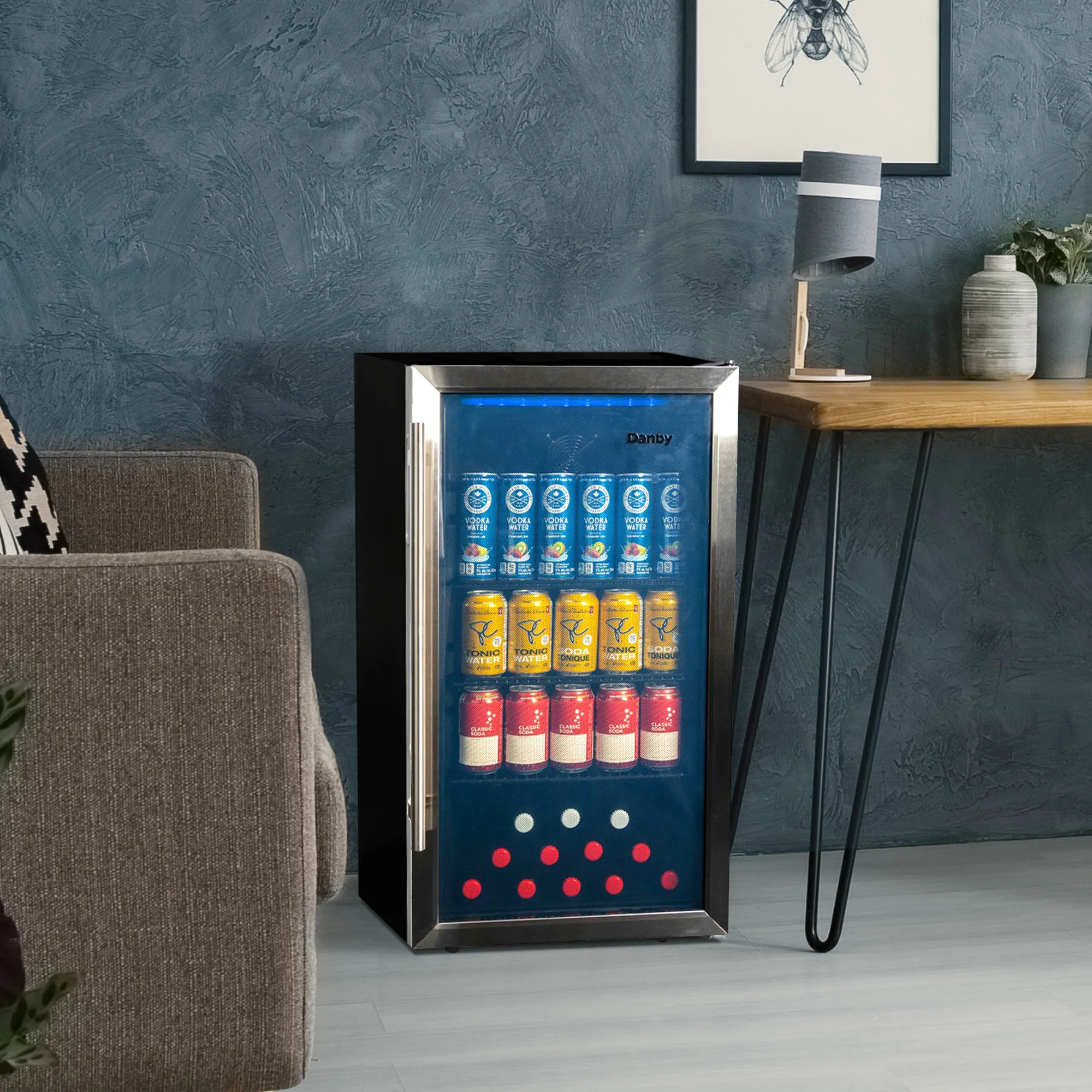 Danby - 17.5 Inch 3.1 cu. ft Beverage Centre Refrigerator in Stainless - DBC117A2BSSDD-6