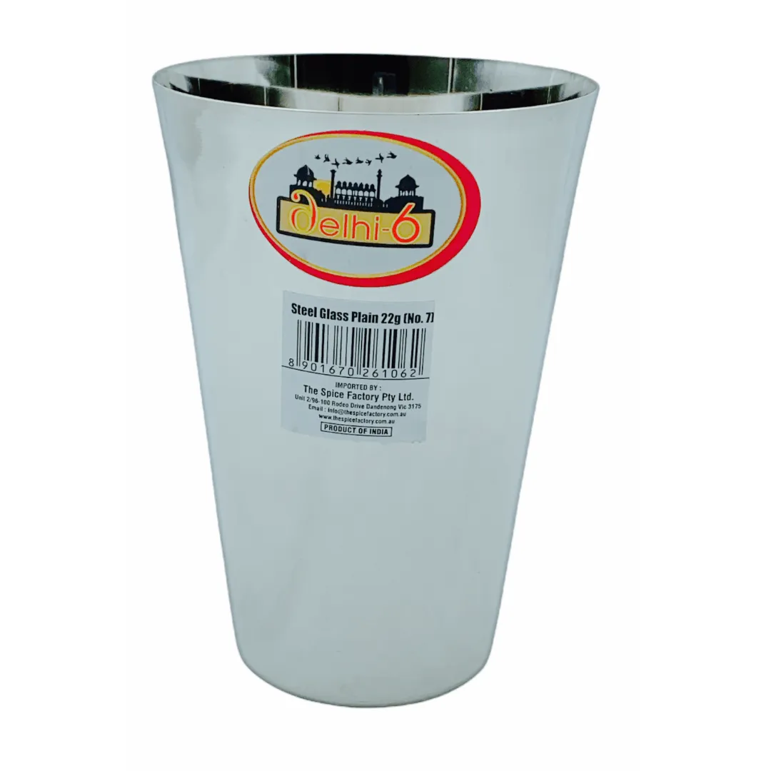 Delhi 6 Steel Glass Plain 22G (No. 7)
