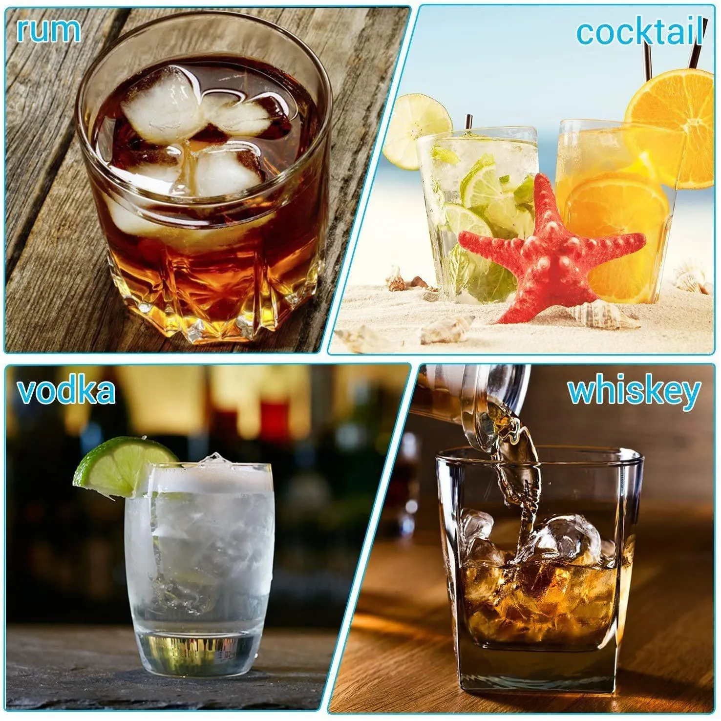 Diamond Flexible Silicone Ice Cube Mold Tray