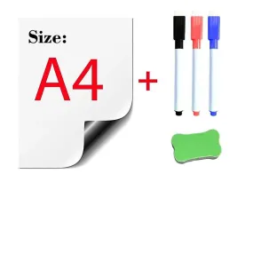 Dry-Erase Boards Fridge Sticker Dry Erase Magnetic White Board Planner