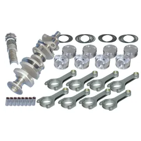 Eagle Rotating Assembly Kit - 506 CID - Forged Crank - Forged Pistons - 4.250" Stroke - 4.350" Bore - 7.100" H-Beam Rods - Mopar RB-Series