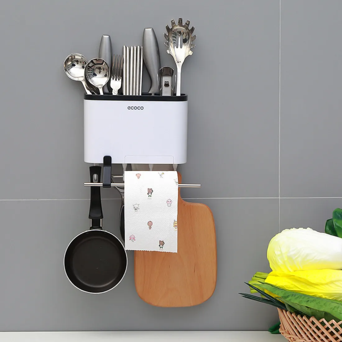 ECOCO Multi-Function Cutlery Drying Rack
