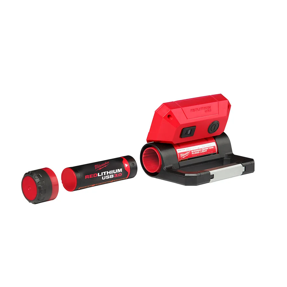 Flashlight - Milwaukee USB Rechargeable Rover Pivoting LED Flood Light, 2114-21