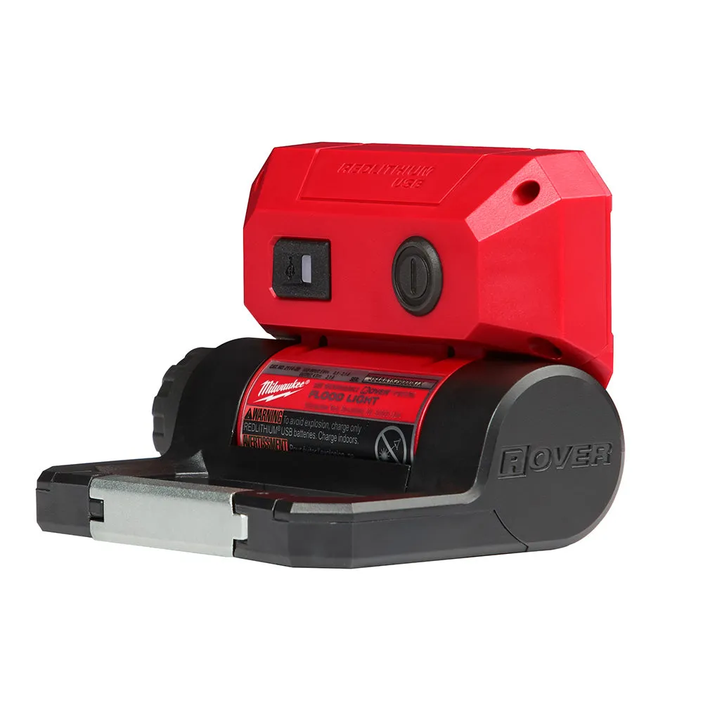 Flashlight - Milwaukee USB Rechargeable Rover Pivoting LED Flood Light, 2114-21