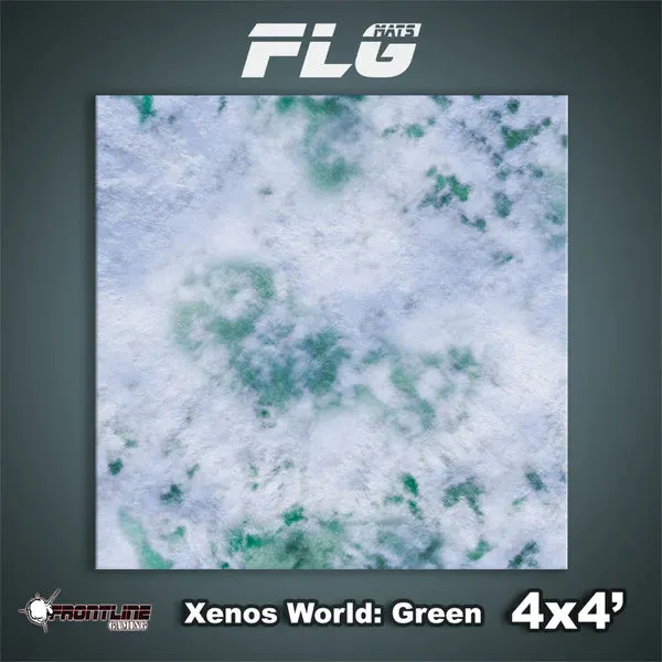 FLG Mats: Xenos Green 4x4’