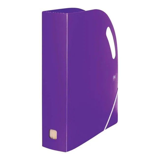 FM Prem Expanding Magazine File Passion Purple