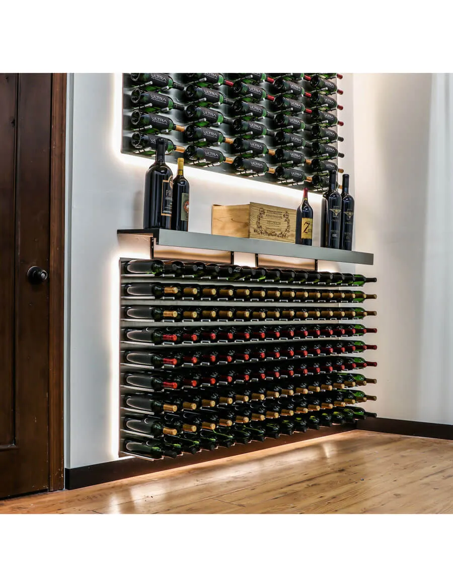 Fusion Wine Wall (Cork Forward) - Alumasteel (3 Foot)