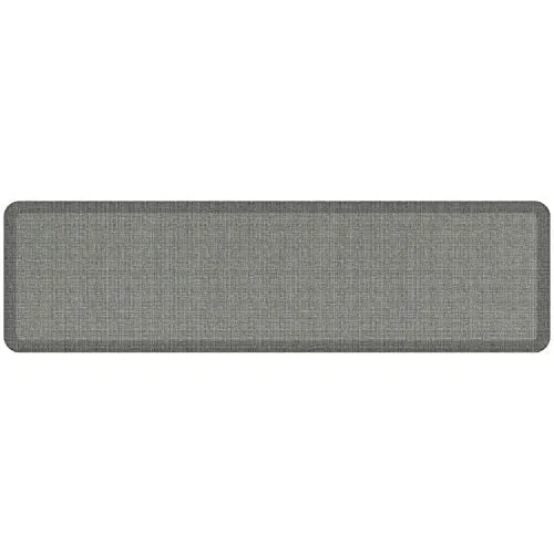 GelPro 106-P-2072-TWGG Ergo-Foam Anti-Fatigue Kitchen Floor Mat, 20" x 72", Tweed Grey Goose