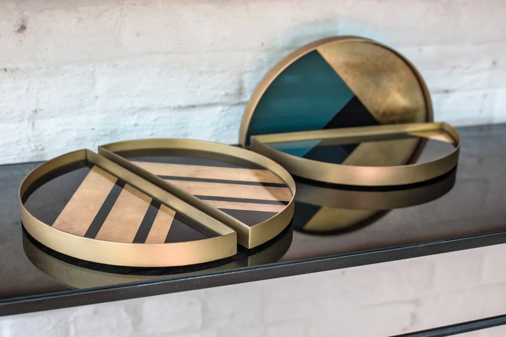 Geometric Valet Tray Set