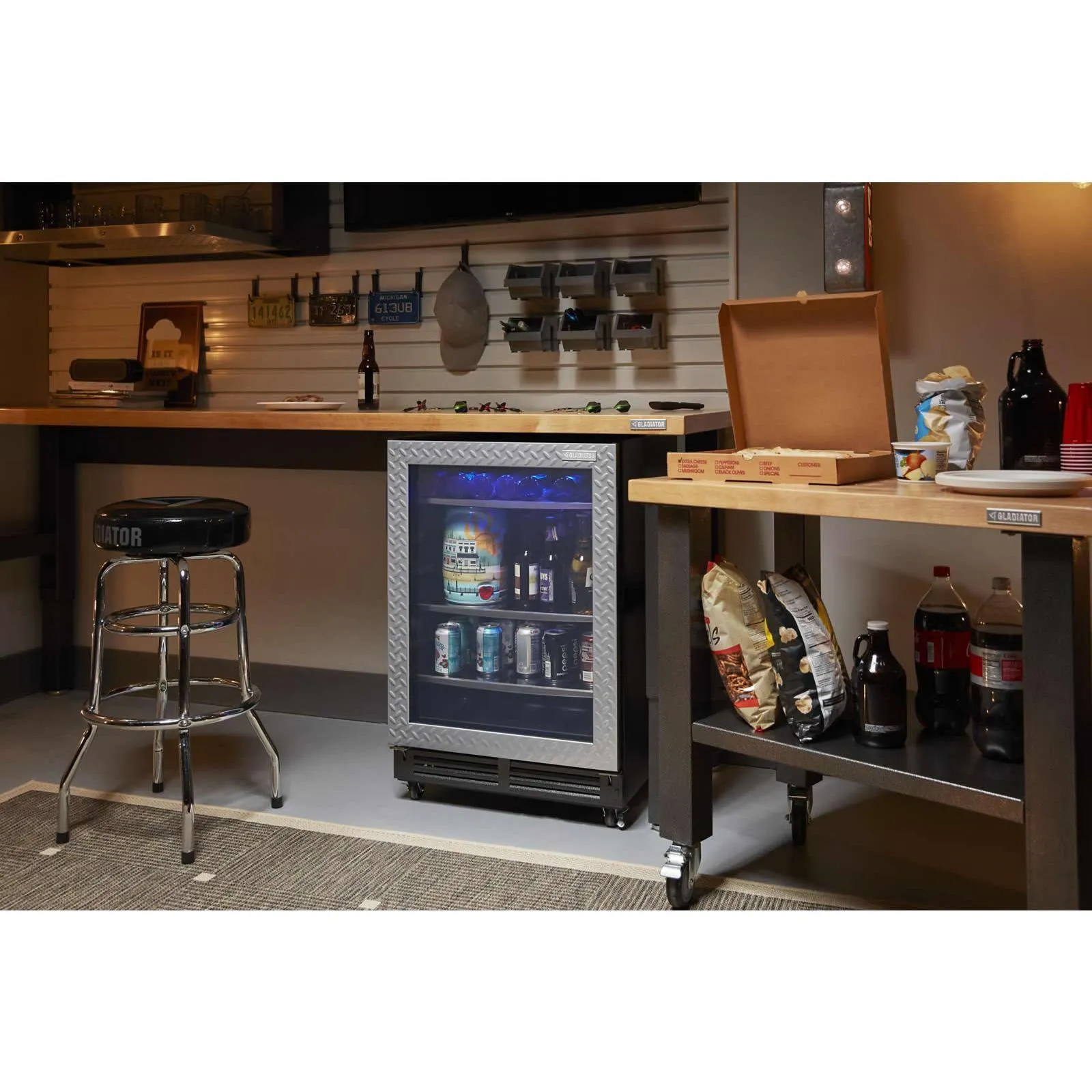 Gladiator Garageworks Freestanding Beverage Center GABC05FDKG
