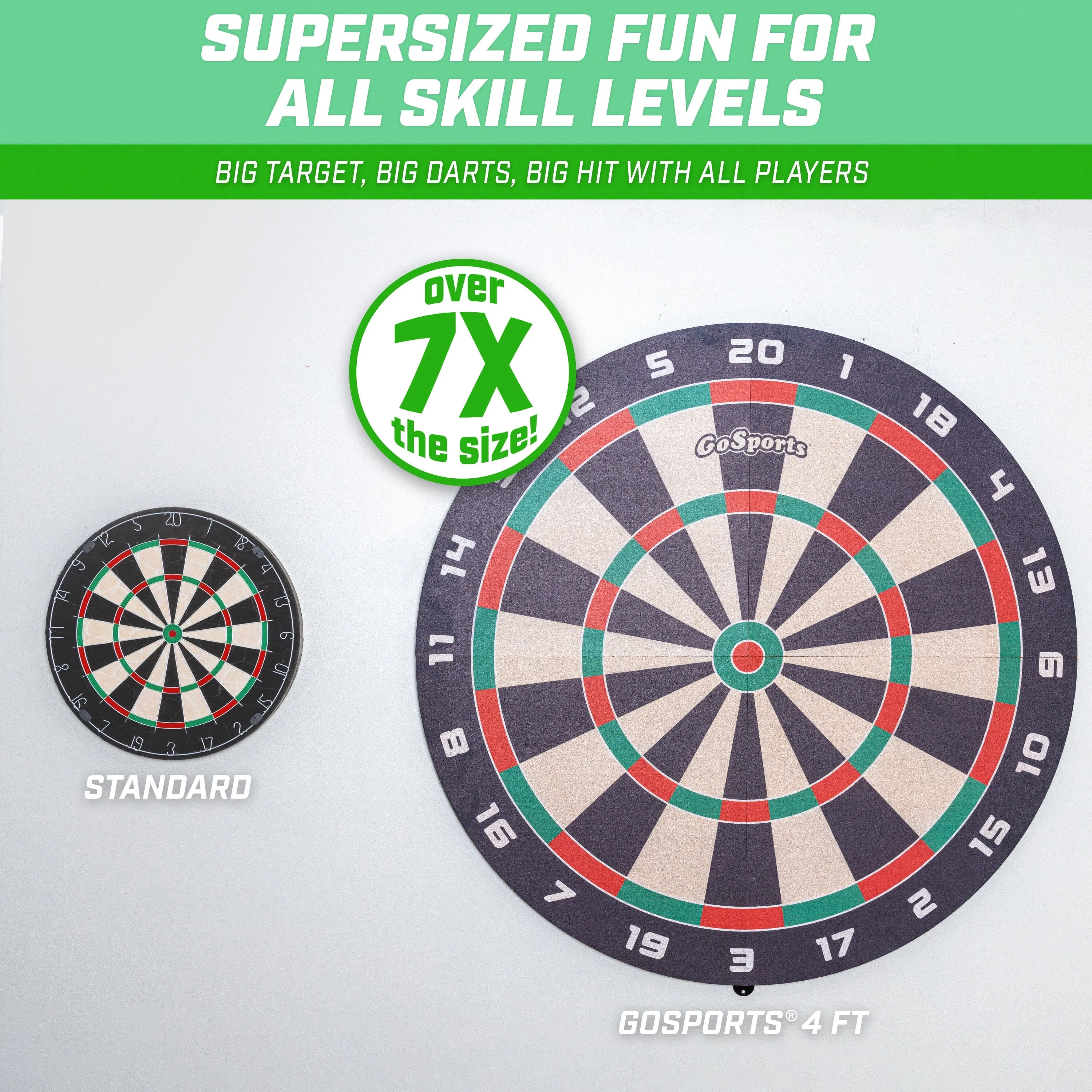 GoSports 4 ft Giant Dartboard
