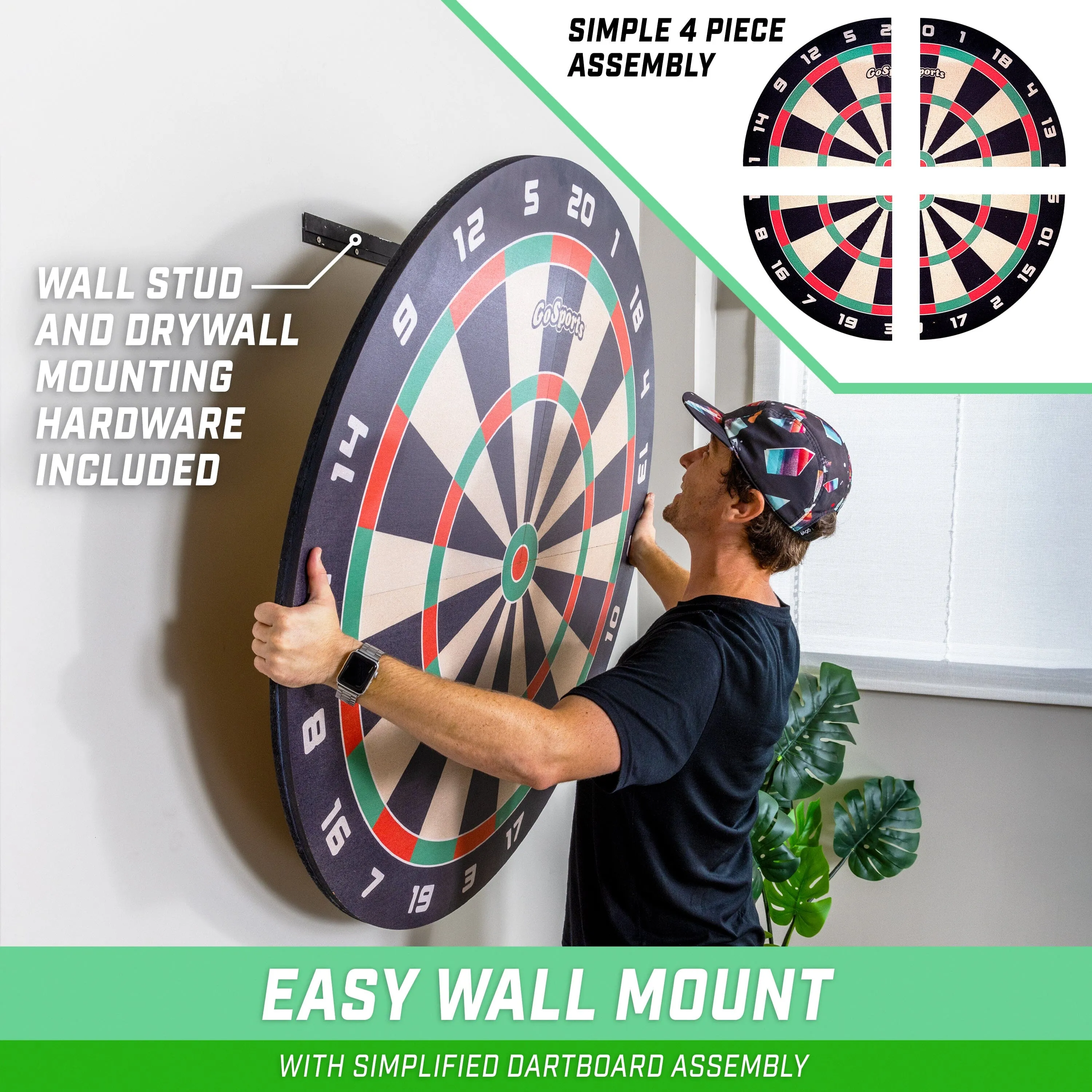 GoSports 4 ft Giant Dartboard