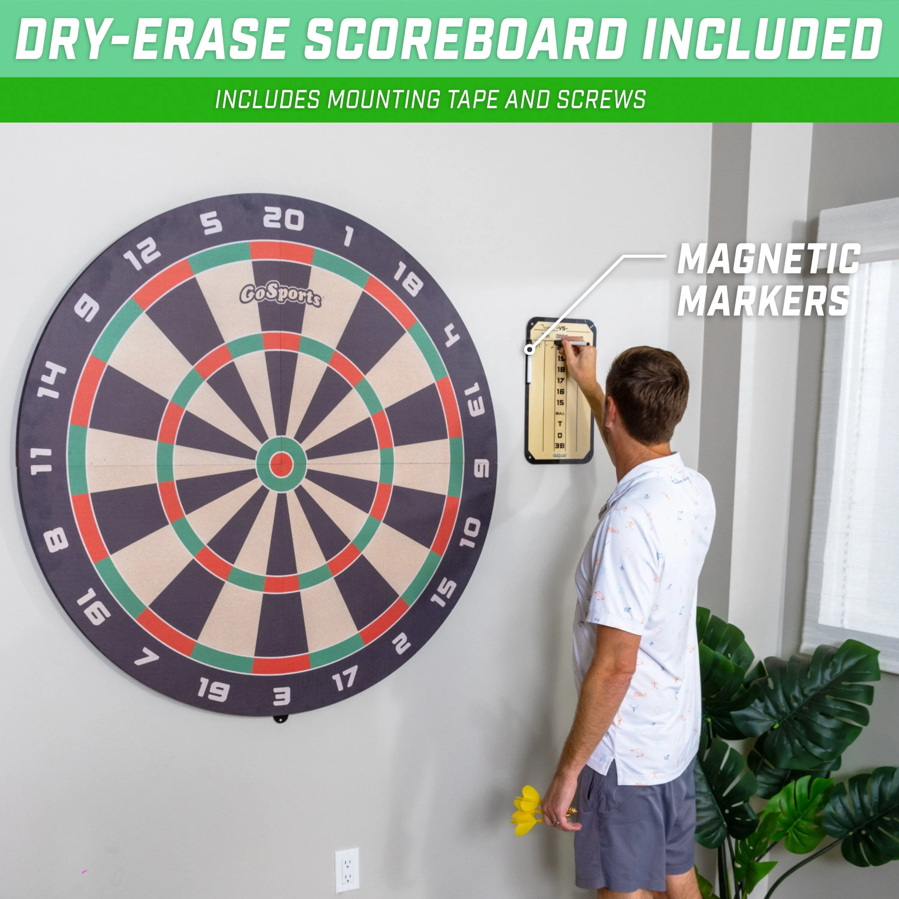 GoSports 4 ft Giant Dartboard