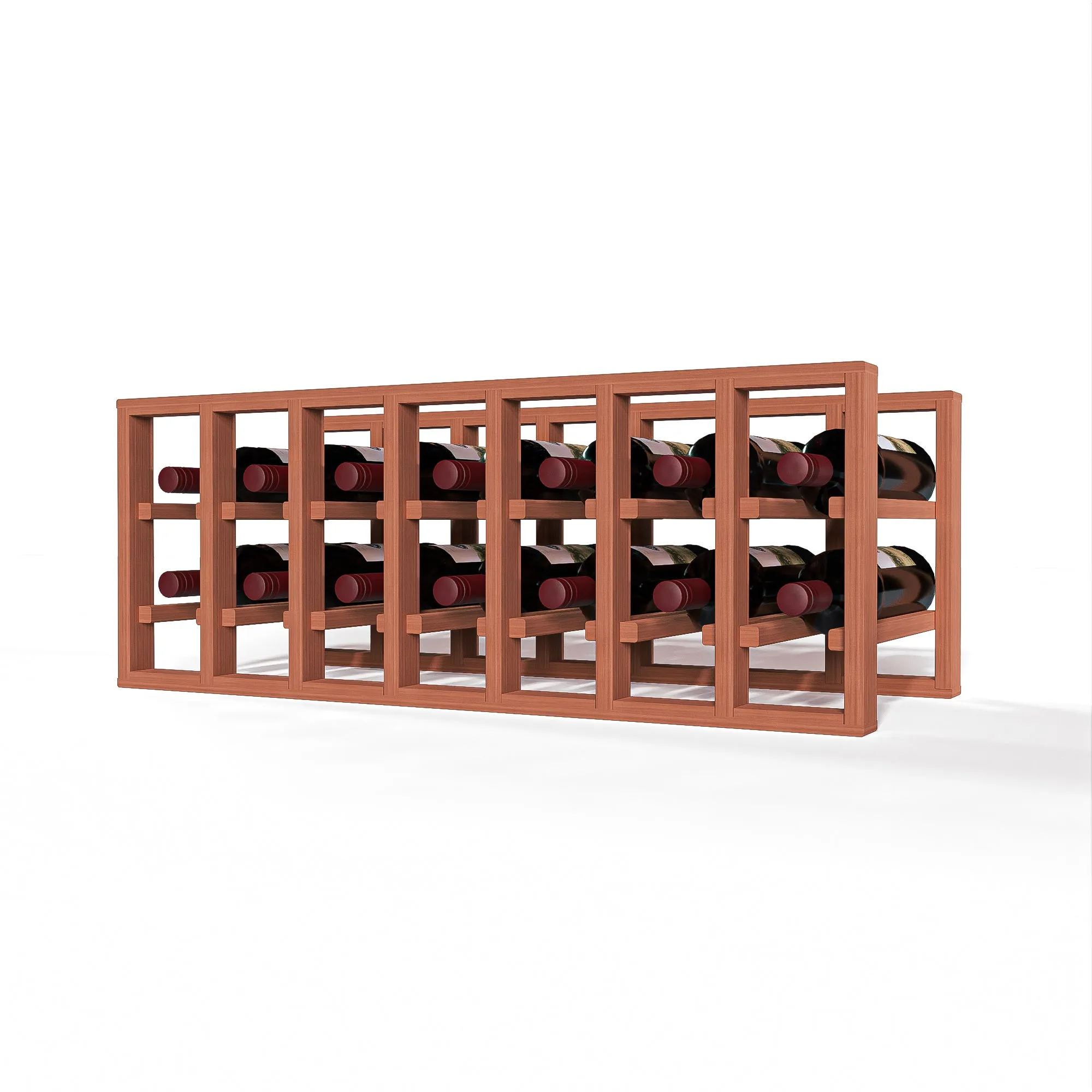 GrandCellar™ - 7 Column Full-Depth Standard Wine Rack - 12"
